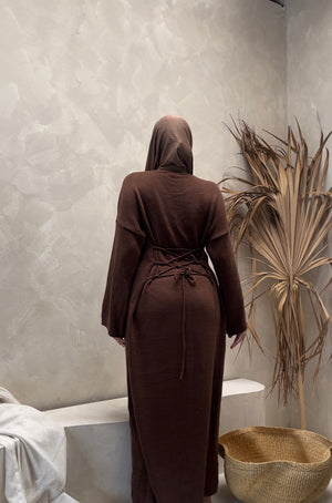 Rūḥ - Brown Knitted Dress