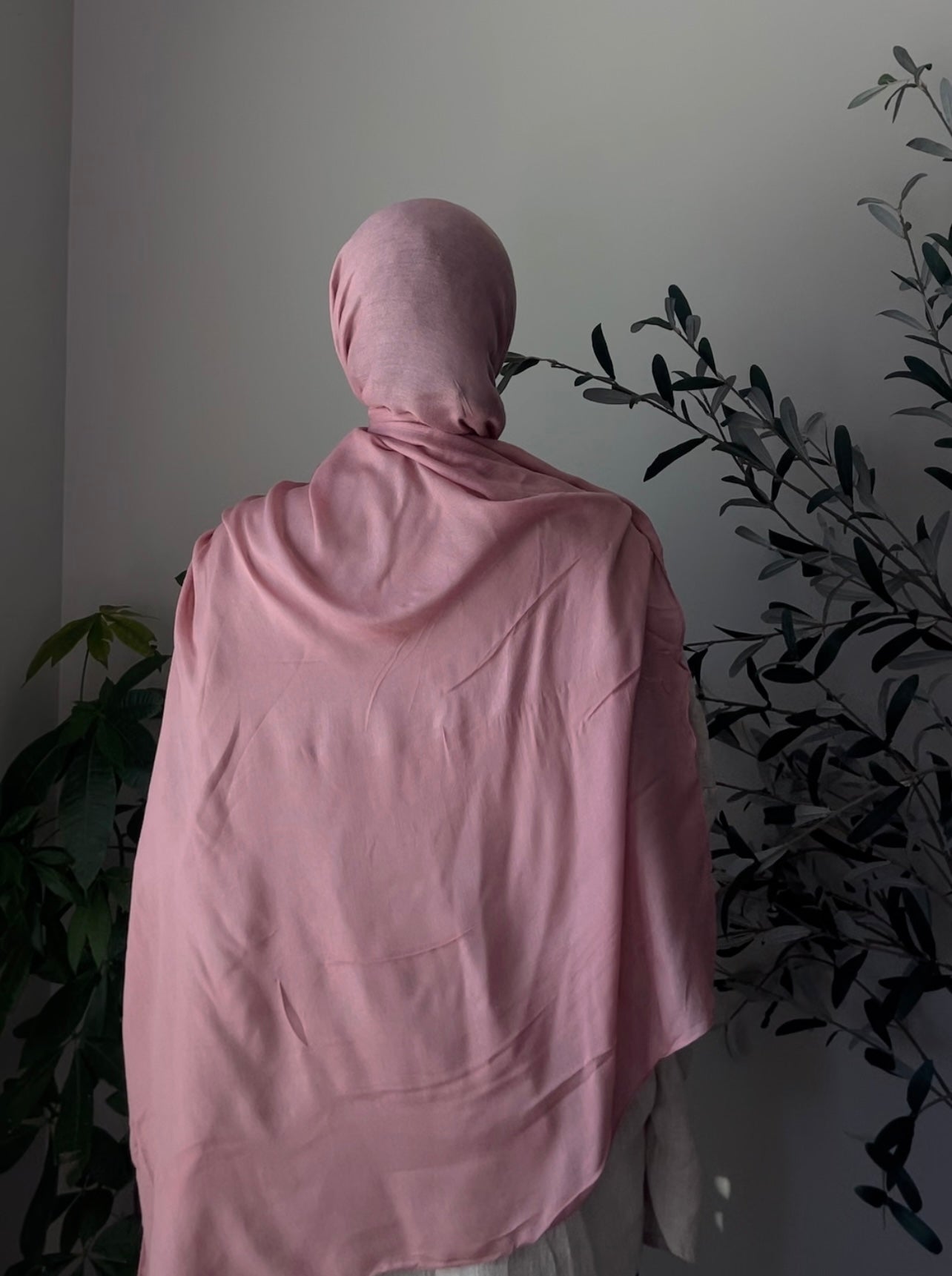 Modal Hijab - Pink Rose