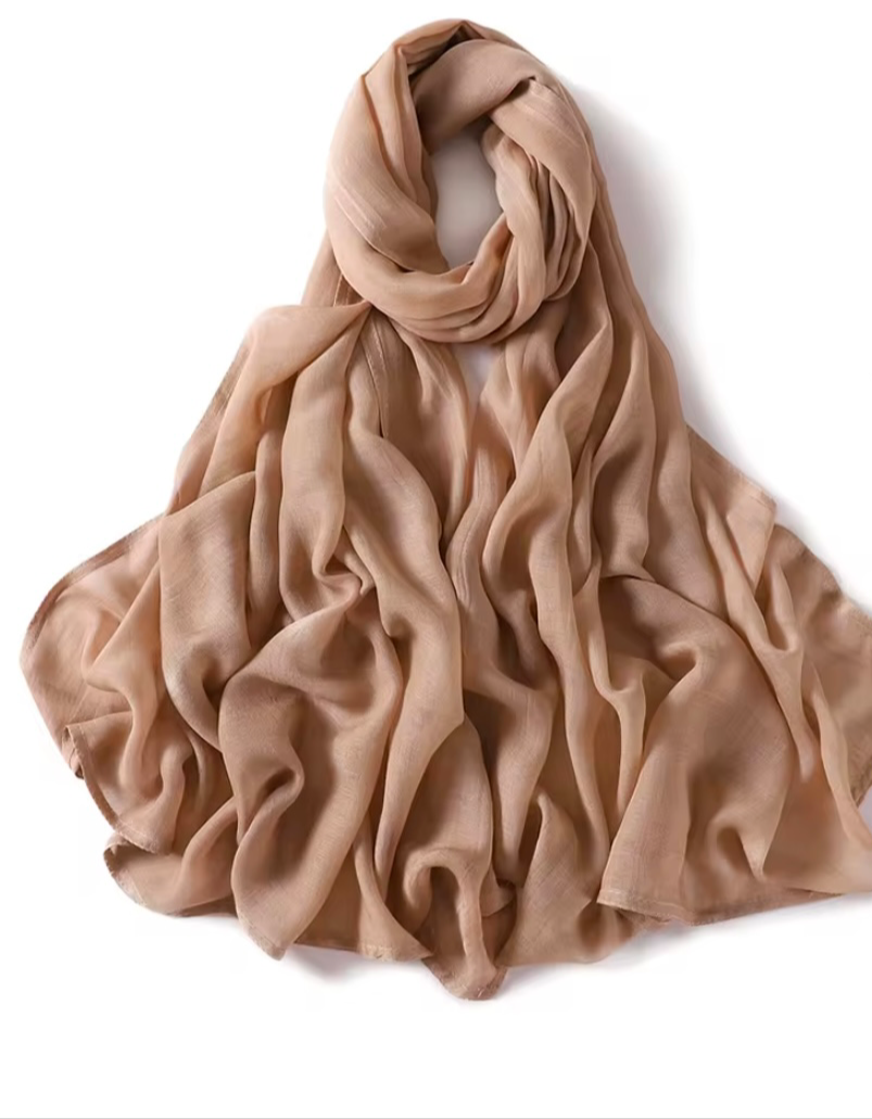 Modal Hijab + Undercap - Nude