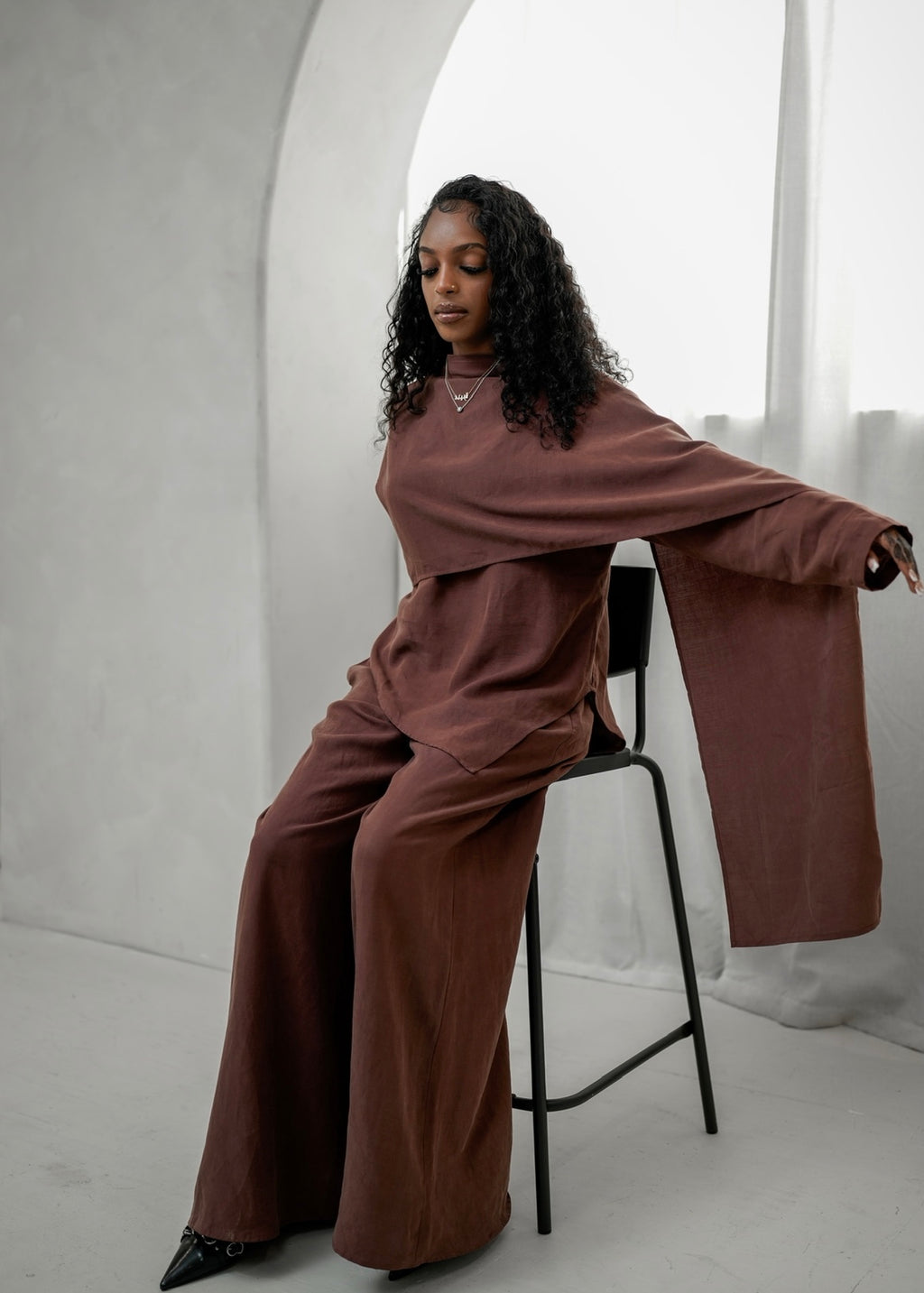 COCO Bean Linen TOP
