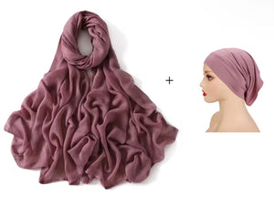 Modal Hijab + Undercap - Mauve