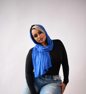 Premium Jersey Hijab - Royal